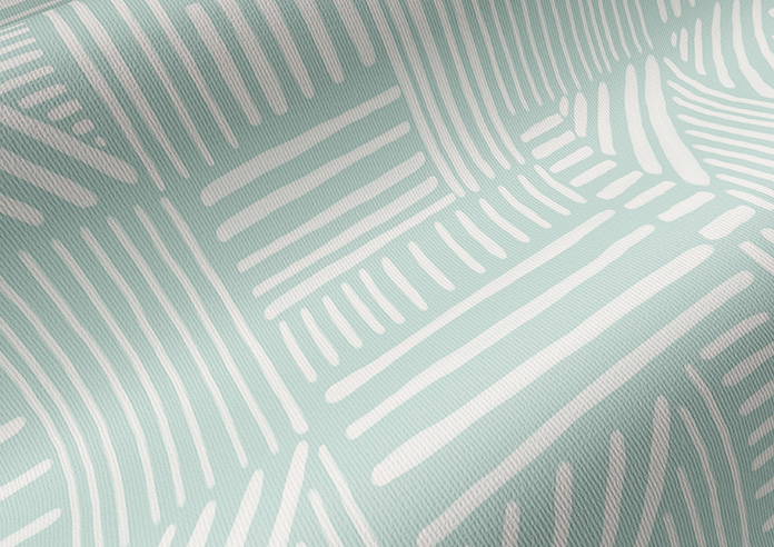 Irregular Tiles, Duckegg - Twist&Fit Roller Blind - Image 4